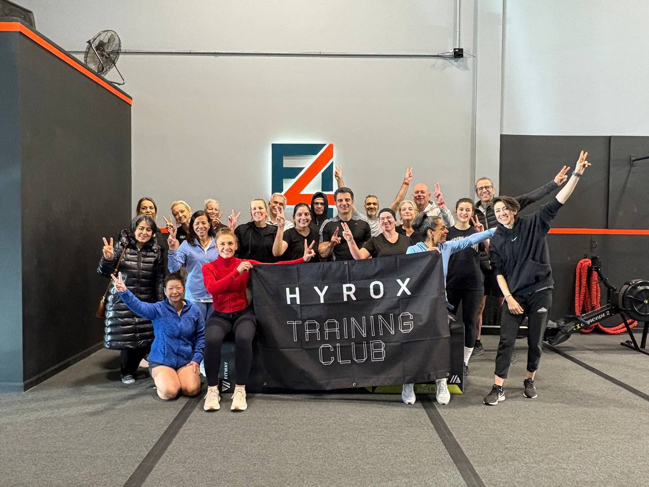Fit4Life HYROX Training Club at the gym